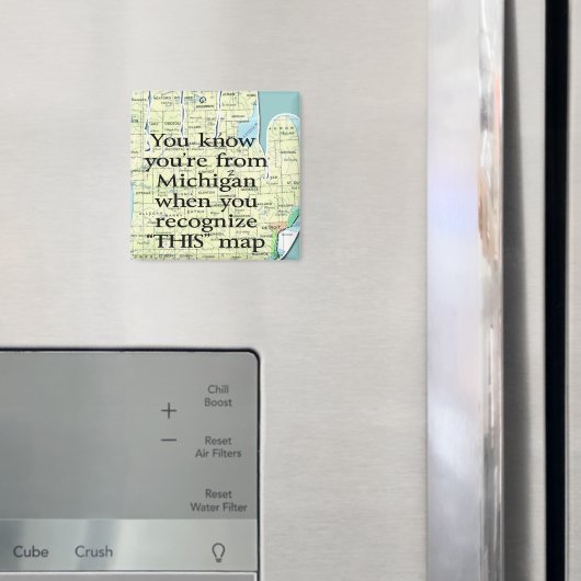 Je weet dat je uit Michigan bent als je herkent Magneet (Insitu (Koelkast))