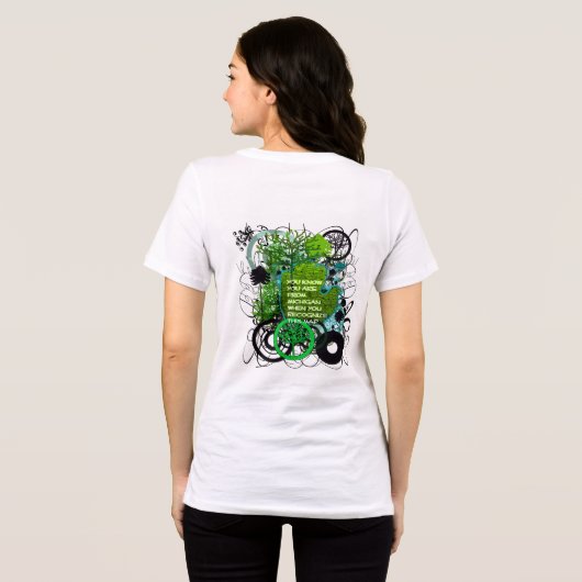 Je weet dat je uit Michigan komt toen... - Geperso Tri-Blend Shirt (Achterkant volledig)