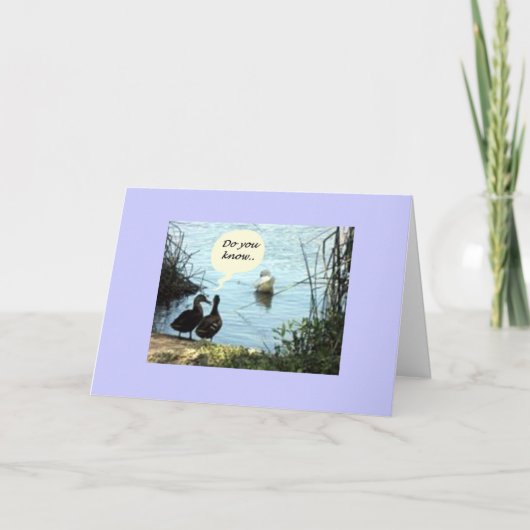 JE WEET DAT WE JE VAN DE FRACTIE ZULLEN MISSEN KAART (Voorkant)