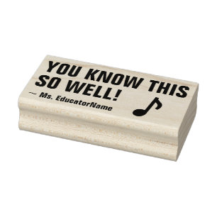 "JE WEET DIT ZO GOED!" Feedback Rubberstempel