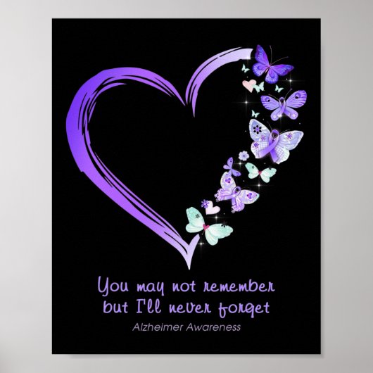 Je weet het niet meer, maar ik zal Alzheim nooit v Poster (Voorkant)