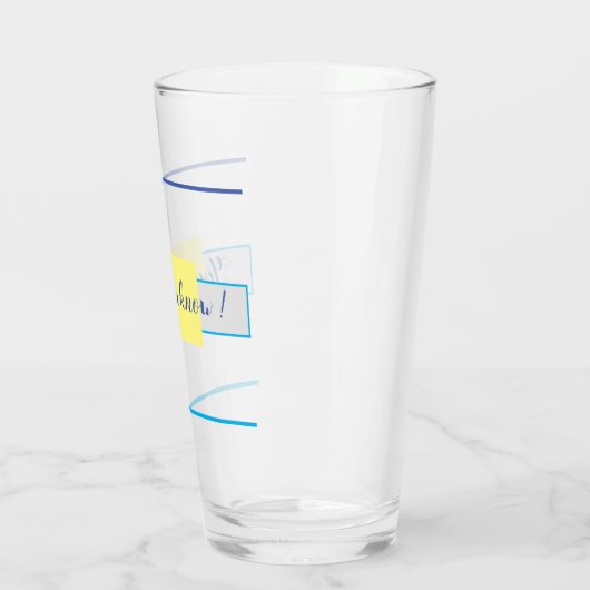 Je weet het nooit. glas (Links)