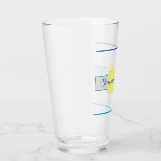 Je weet het nooit. glas (Rechts)