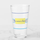 Je weet het nooit. glas (Voorkant)