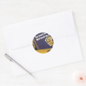 Je weet het wel. ronde sticker (Envelop)