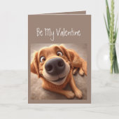 Je weet hoeveel ik van je hou Schattige Hond  Kaart (Voorkant)