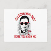 Je weet me wel met RBG Briefkaart (Voorkant)