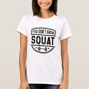 Je weet niet waar je bent t-shirt