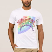 JE WEET NIET WAT DIT BETEKENT, RB SCRIPTUUR T-SHIRT (Voorkant)