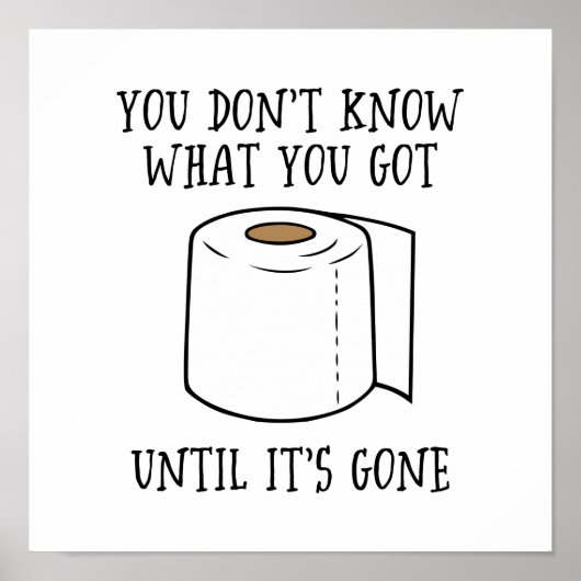 Je weet niet wat je hebt tot het weg is. poster (Voorkant)