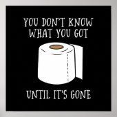 Je weet niet wat je hebt tot het weg is. poster (Voorkant)