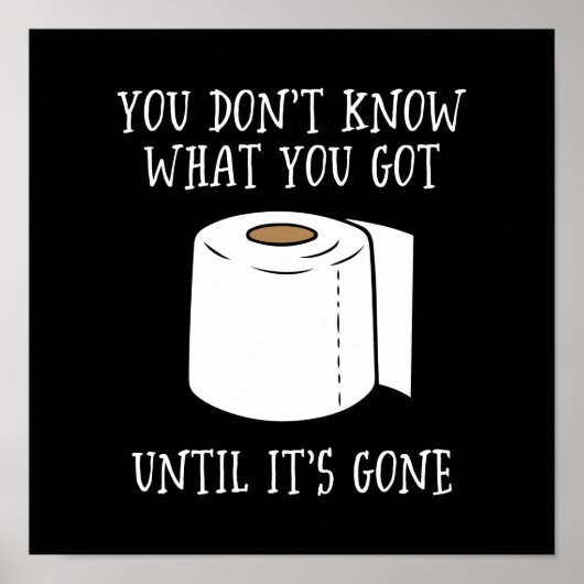 Je weet niet wat je hebt tot het weg is. poster (Voorkant)