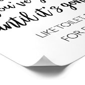 Je weet nooit wat je hebt poster (Hoek)