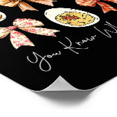 Je weet waarom ik hier ben Deviled Eggs Coquette S Poster (Hoek)