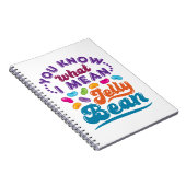 Je weet wat ik bedoel met Jelly Bean Notitieboek (Rechterzijde)