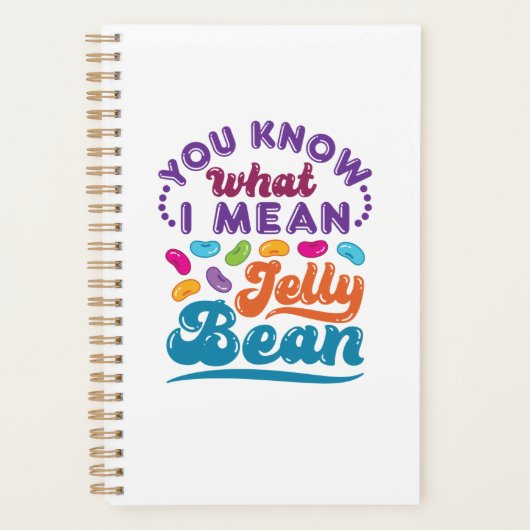 Je weet wat ik bedoel met Jelly Bean Planner (Voorkant)