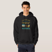Je Weet Wat Rijmt Met Camping Alcohol Drinken Hoodie (Voorkant volledig)