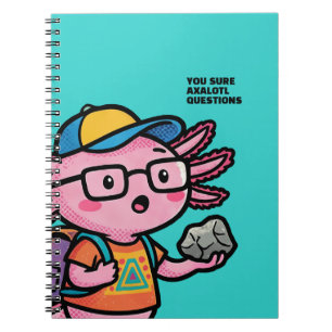 Je weet zeker axolotl vragen Grappige Sarcastische Notitieboek