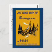 Je weg naar Rangoon Briefkaart (Voorkant / Achterkant)