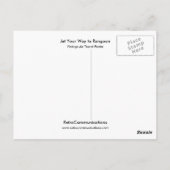 Je weg naar Rangoon Briefkaart (Achterkant)