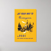 Je weg naar Rangoon Canvas Afdruk (Voorkant)