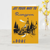 Je weg naar Rangoon Kaart (Gele Bloem)