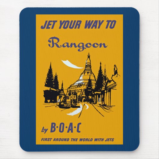 Je weg naar Rangoon Muismat (Voorkant)