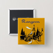 Je weg naar Rangoon Vierkante Button 5,1 Cm (Voorkant /achterkant)