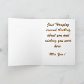 Je wenskaart missen kaart (Binnen)