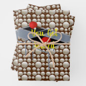 Je werd geserveerd bij Ping Pong, cadeauvellen, Inpakpapier Vel (In situ)