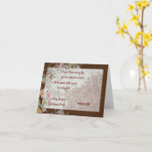 “Je werd in een graf gelegd” Kaart zonder tekst (Gele Bloem)