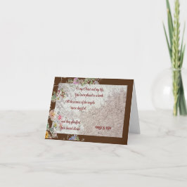 “Je werd in een graf gelegd” Lege wenskaart Kaart