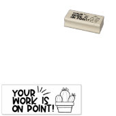 Je werk is op Point Teacher Stamp Rubberstempel (Gestempeld)