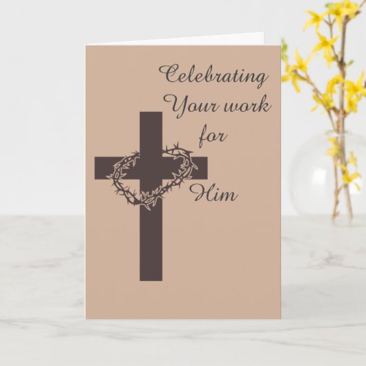 Je werk voor hem vieren.nl kaart (Gele Bloem)