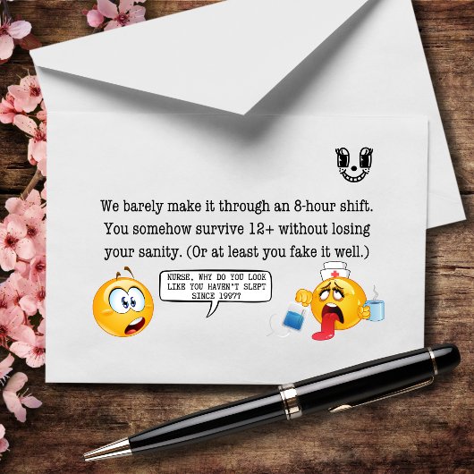 Je werkt 12 uur, maar het voelt als 72 bedankkaart