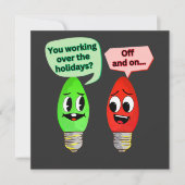 Je werkt over de Feestdagen (Voorkant)