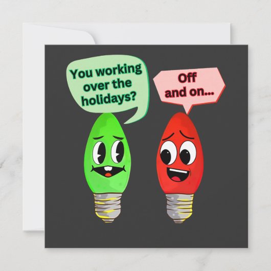 Je werkt over de Feestdagen (Voorkant)