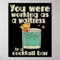 Je werkte als serveerster in een Tail Bar _10