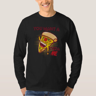 Je Wil Een Pizzapunt Van Me Pizza Fanaat Woordgrap T-shirt