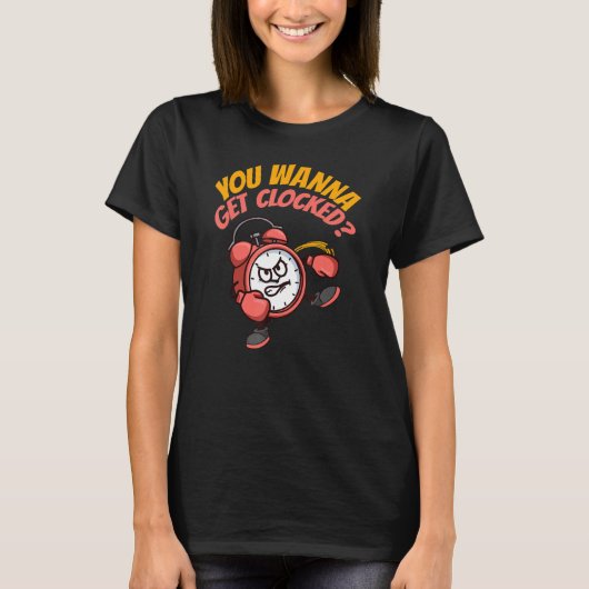 Je wilt Clocking Karate krijgen T-shirt (Voorkant)