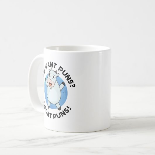Je wilt dat Puns ik gebeten word.. Koffiemok (Voorkant links)