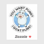 Je wilt dat Puns ik gebeten word.. Sticker (Vel)