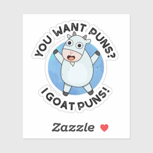 Je wilt dat Puns ik gebeten word.. Sticker (Vel)