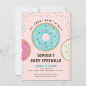 Je wilt de Baby Sprinkle Invitation niet missen Kaart (Voorkant)