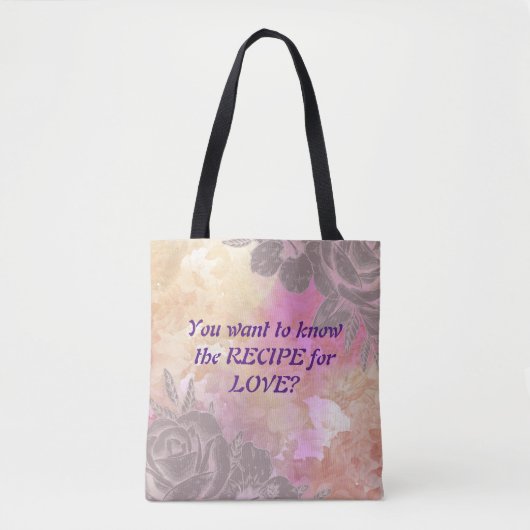 Je wilt de Ontvanger van het Tas LOVE weten (Voorkant)