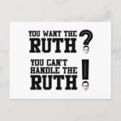 Je wilt de Ruth - je kunt de Ruth niet aan. Briefkaart (Voorkant)