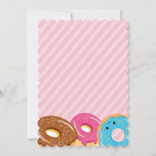 Je wilt deze uitnodiging voor feestmeisjes niet mi (Achterkant)