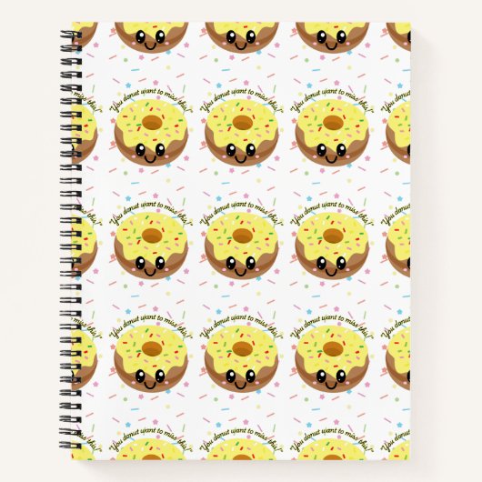 JE WILT DIT NIET MISSEN NOTITIEBOEK (Voorkant)