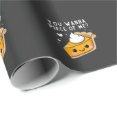 Je wilt een stuk Thanksgiving Pie. Cadeaupapier (Rol Hoek)