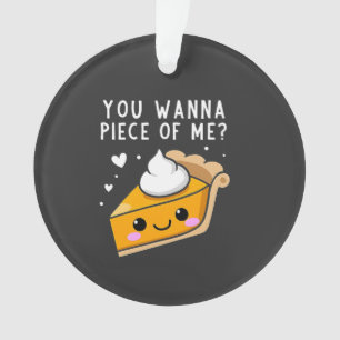 Je wilt een stuk Thanksgiving Pie. Ornament